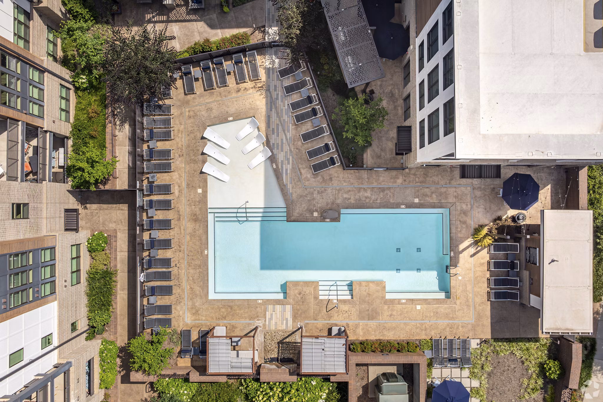 pool at The Edge Apartments