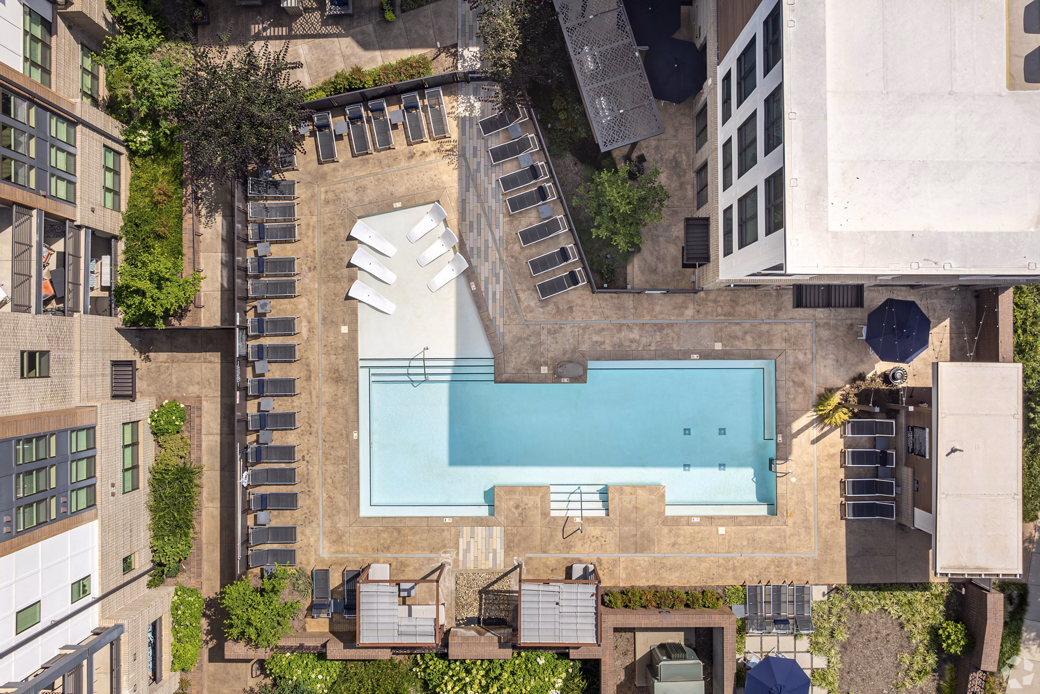 pool at The Edge Apartments