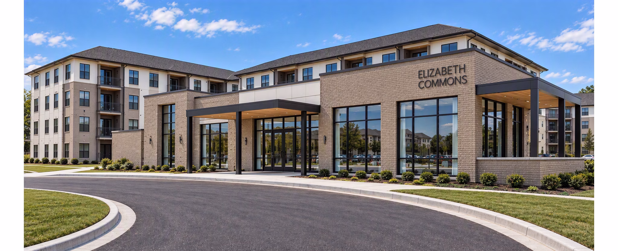 rendering at Elizabeth Commons Apartments