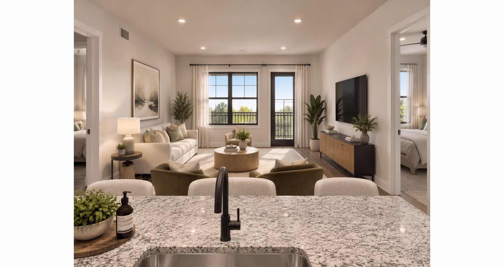 rendering at Elizabeth Commons Apartments