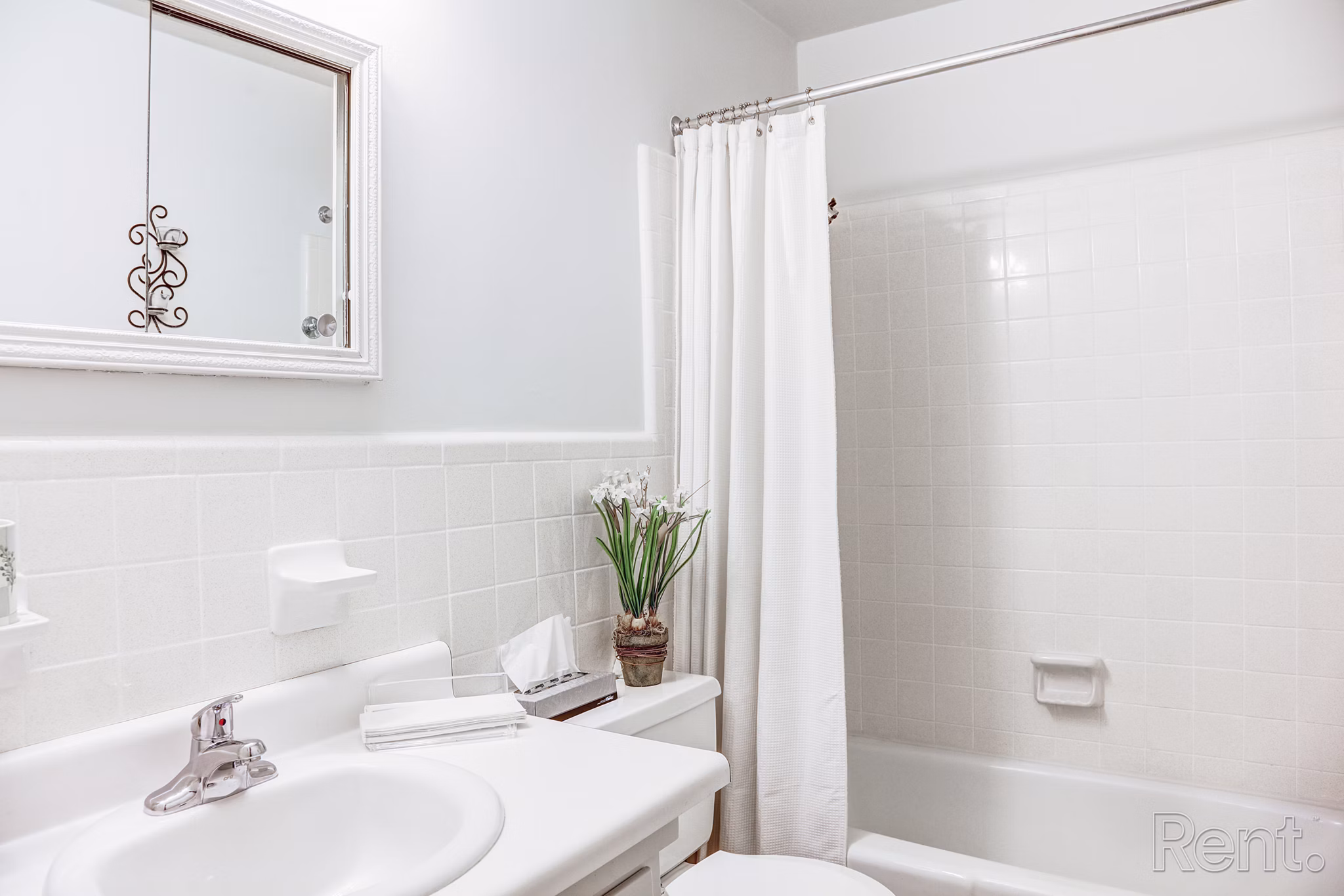 bathroom at Elmhurst at Sedgefield Apartments