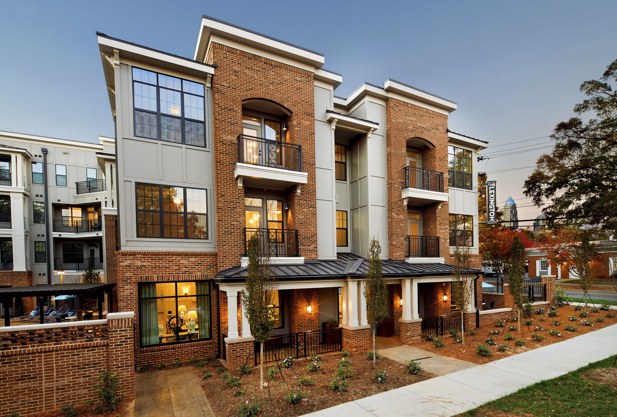 exterior at The Lexington Dilworth Apartments