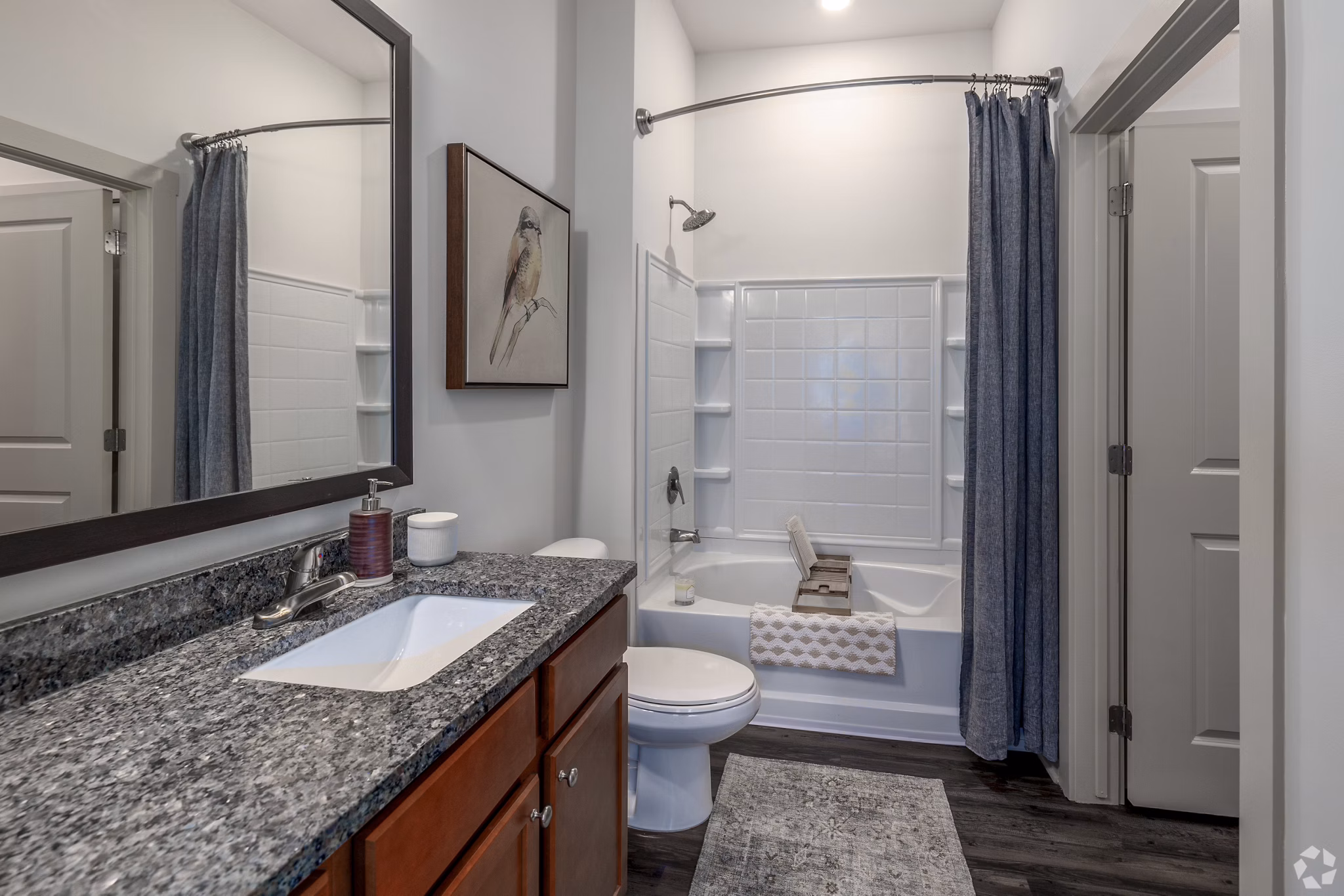 bathroom at The Lexington Dilworth Apartments
