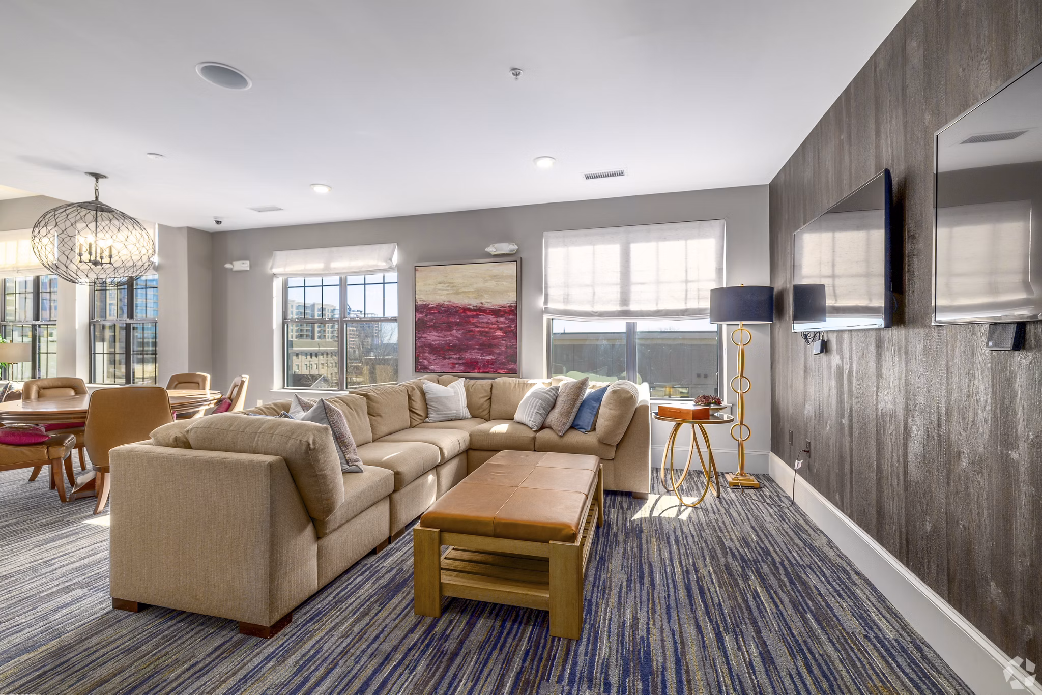 clubhouse at The Lexington Dilworth Apartments