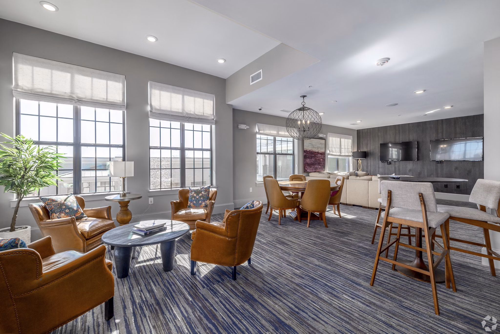 clubhouse at The Lexington Dilworth Apartments