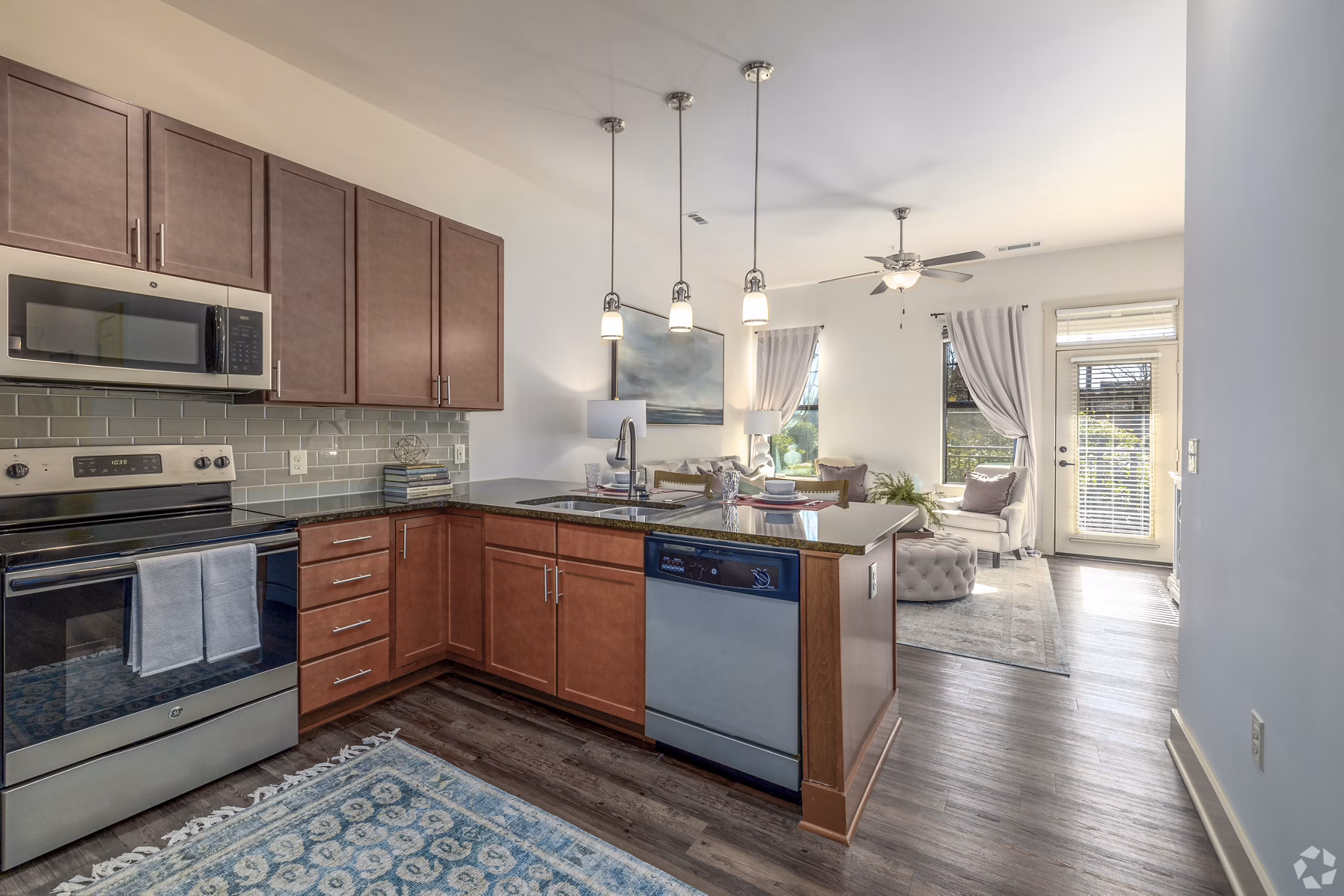 kitchen at The Lexington Dilworth Apartments