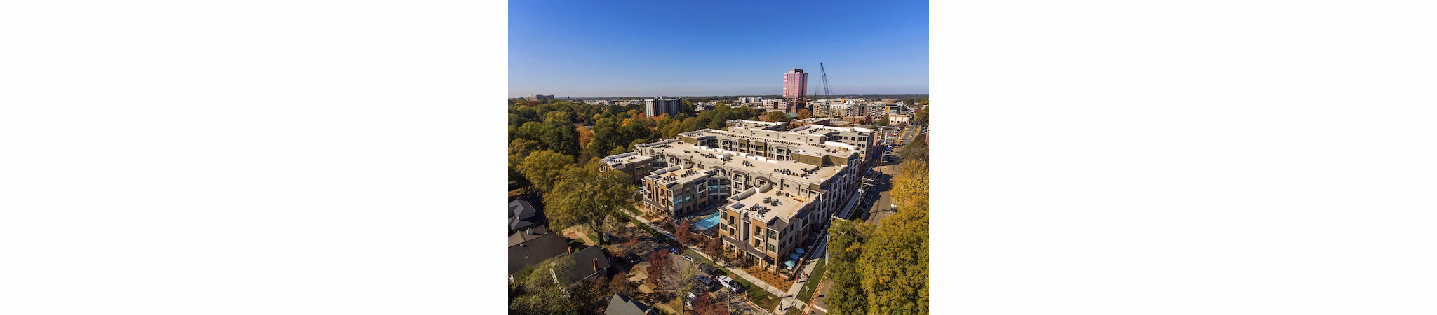 view at The Lexington Dilworth Apartments