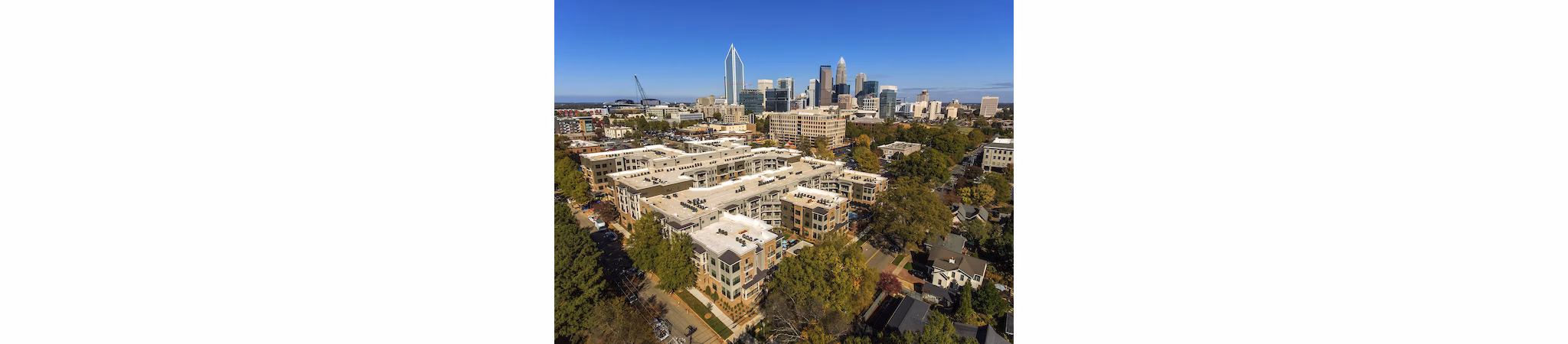 view at The Lexington Dilworth Apartments