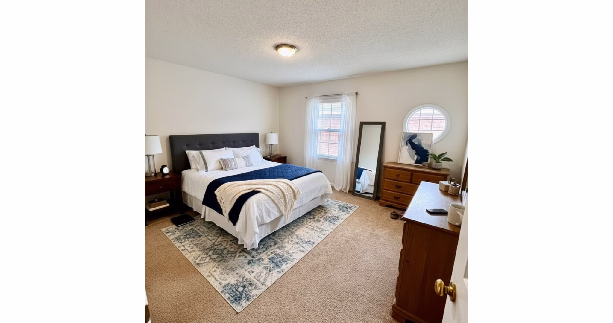 bedroom at Park Place Apartments