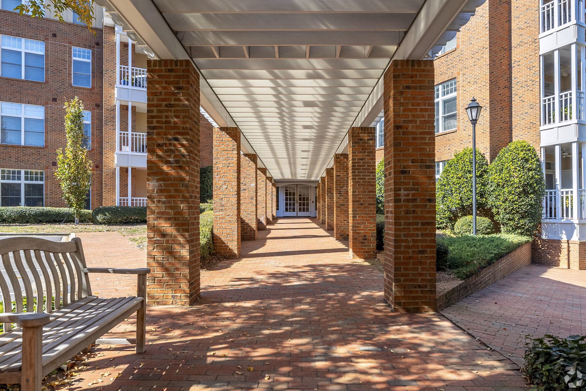 exterior at Queens at Granville Apartments