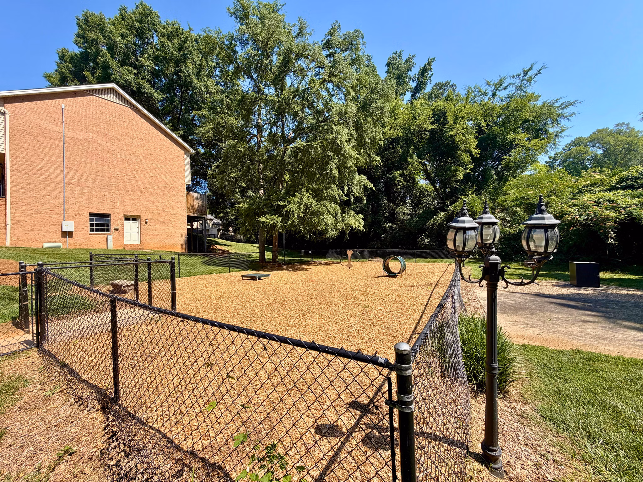 dog park at Salem Village Apartments