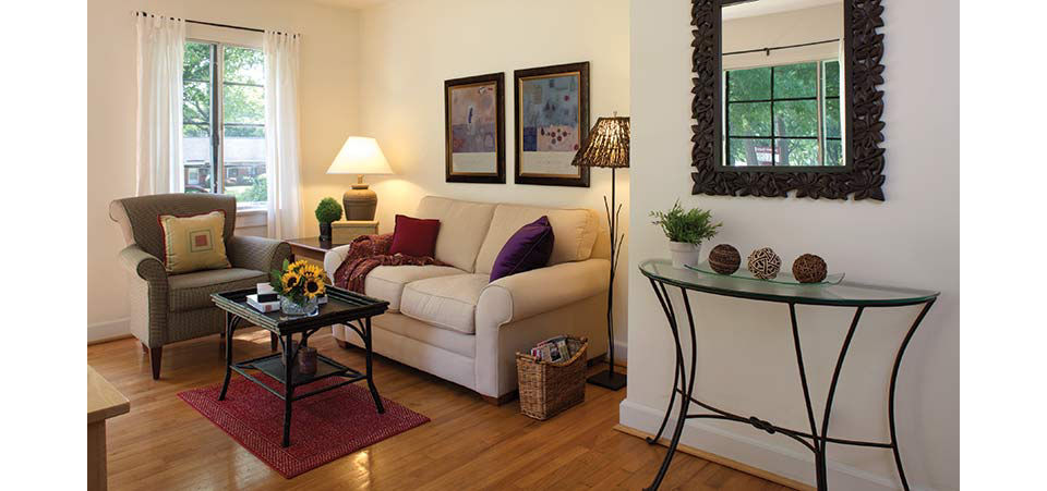 living room at Sedgefield Apartments
