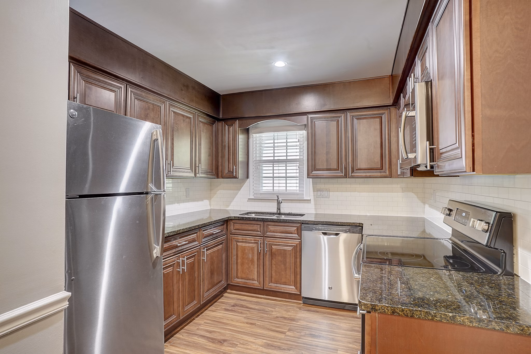 kitchen at Strawberry Hill Apartments