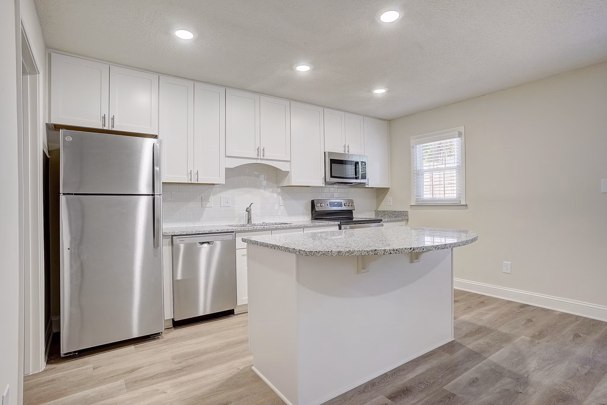 kitchen at Strawberry Hill Apartments