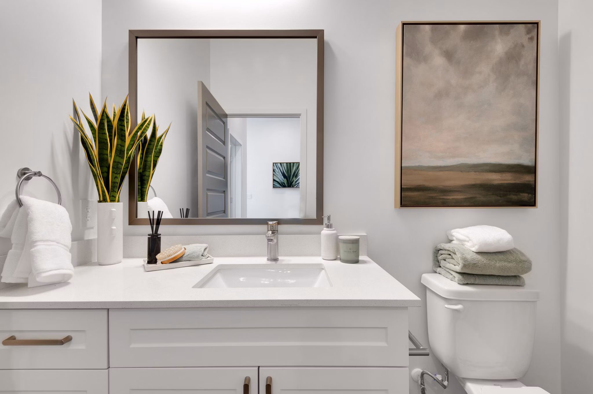 Bathroom at Rise Viera Apartments