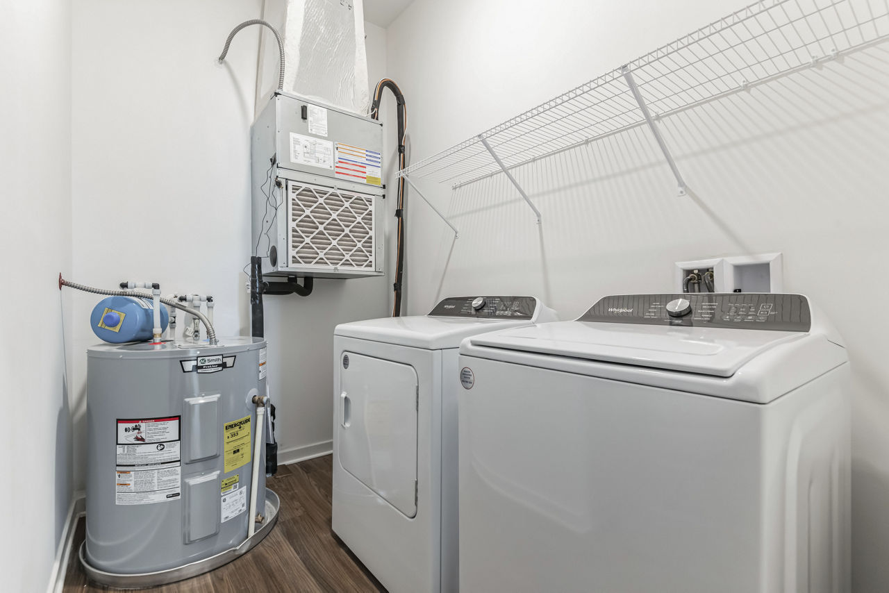 Laundry room at Rise Viera