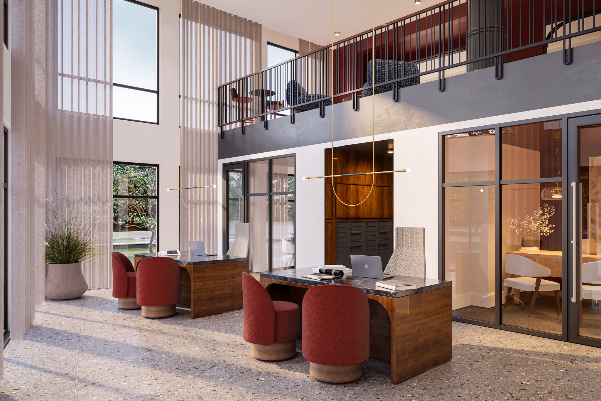 Clubhouse/Lobby at The Russell Apartments