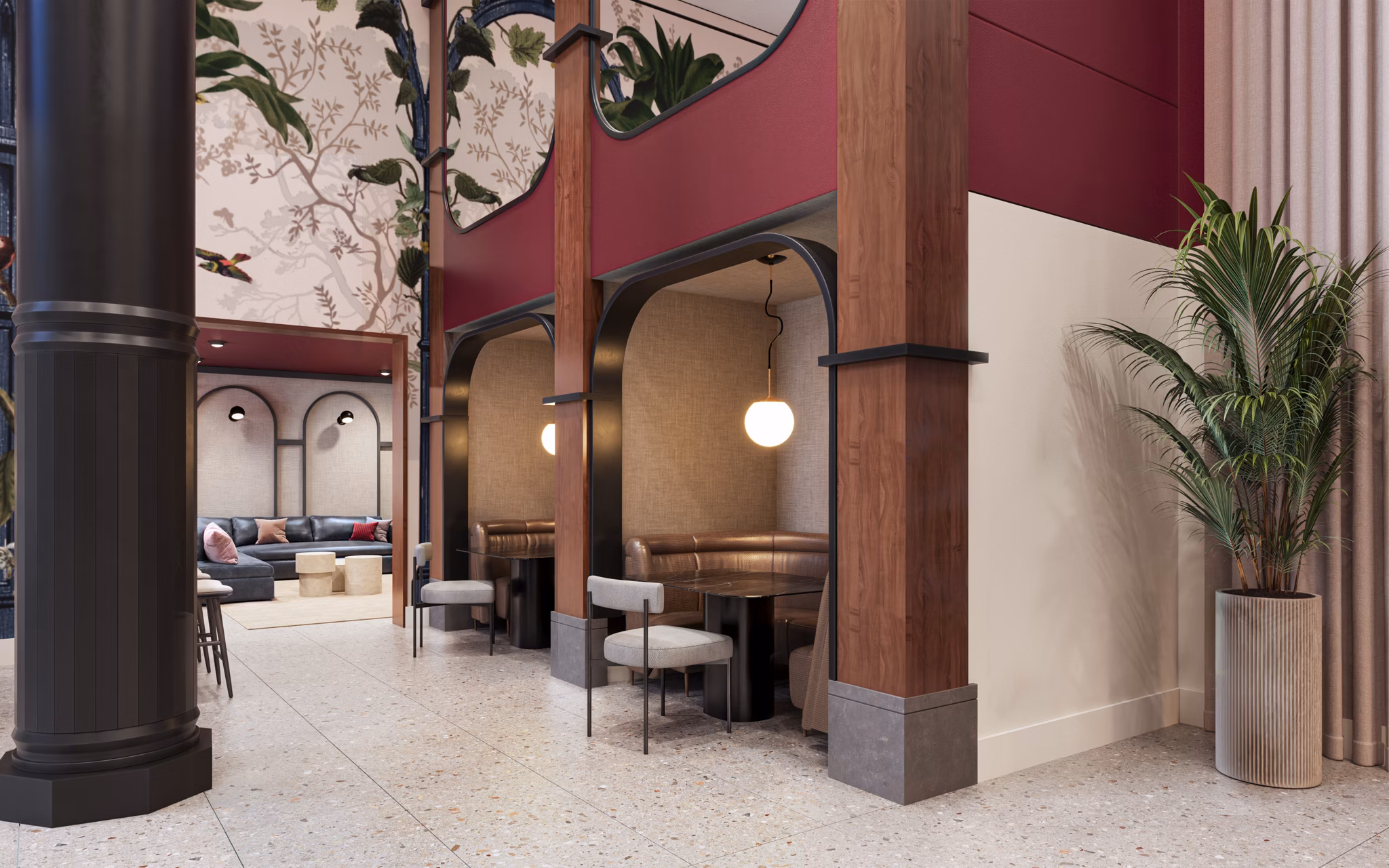 Clubhouse/Lobby at The Russell Apartments