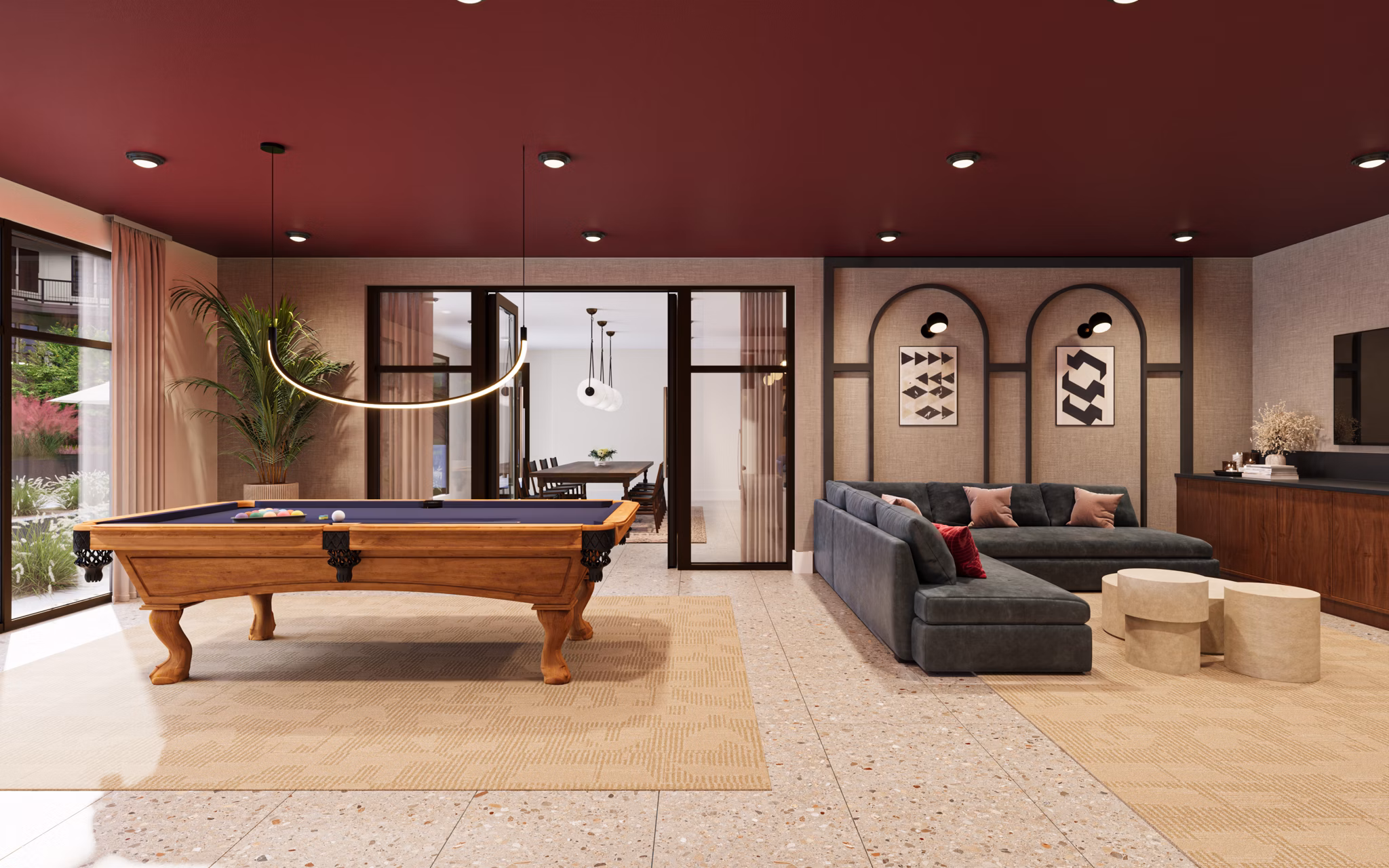 Clubhouse/Lobby at The Russell Apartments