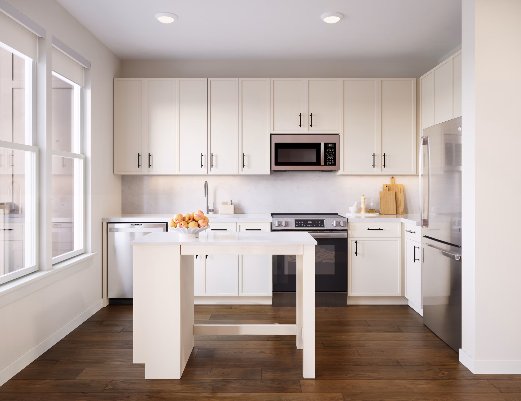 Kitchen at The Russell Apartments
