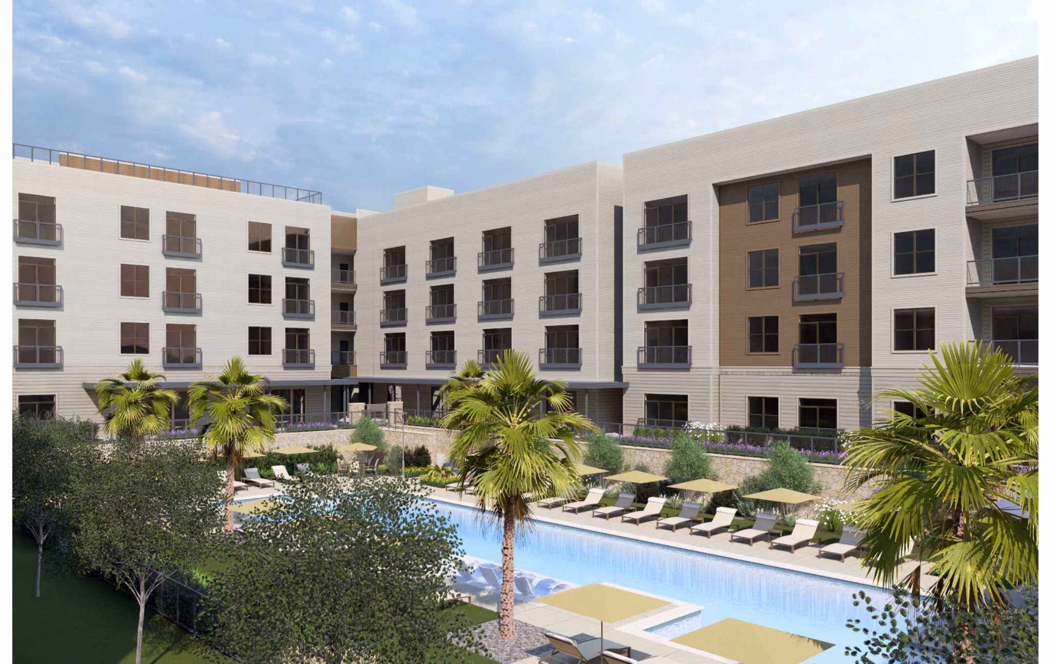 Rendering for Lookout Pointe Apartments