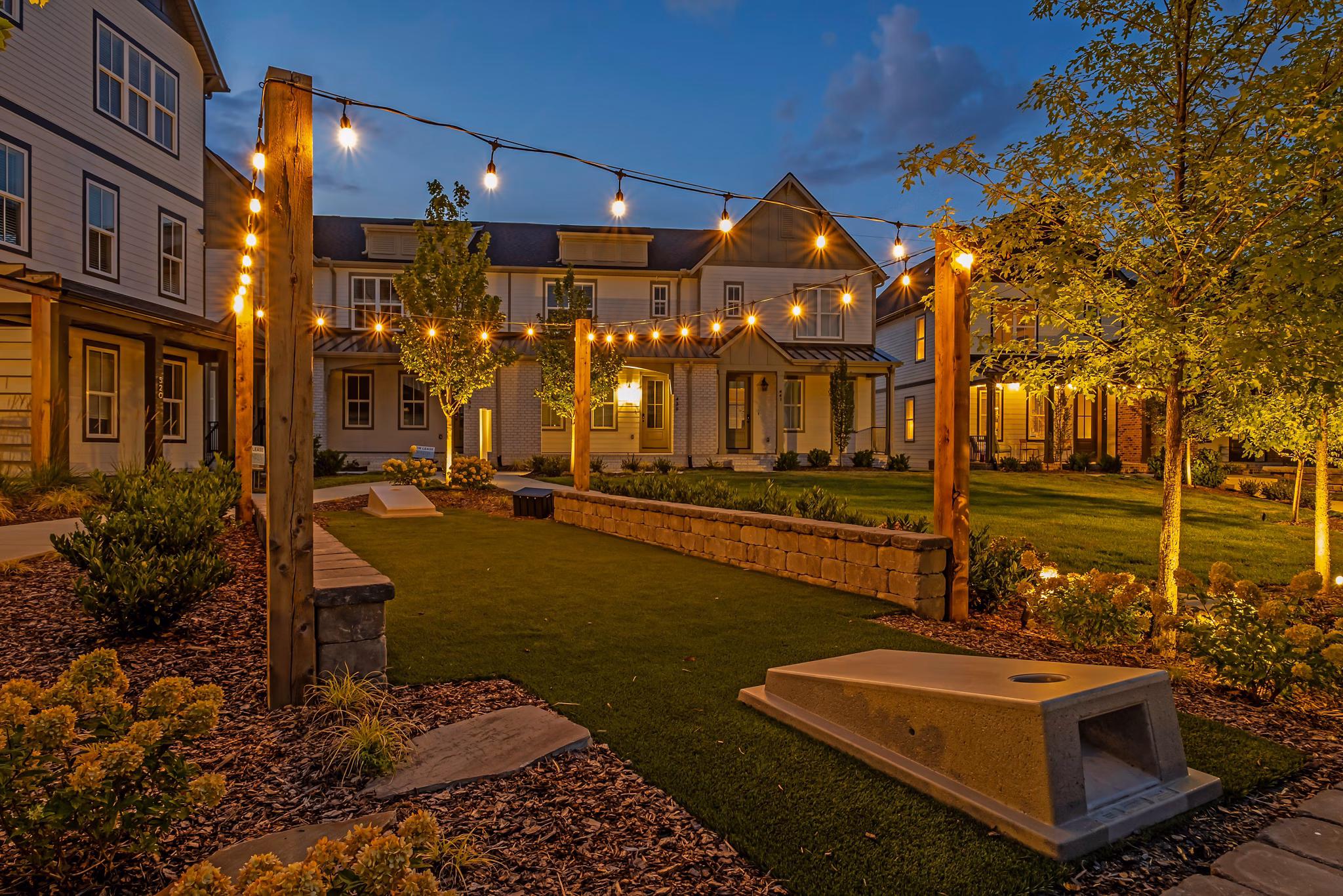 Recreational Area at The Aria Townhomes Apartments