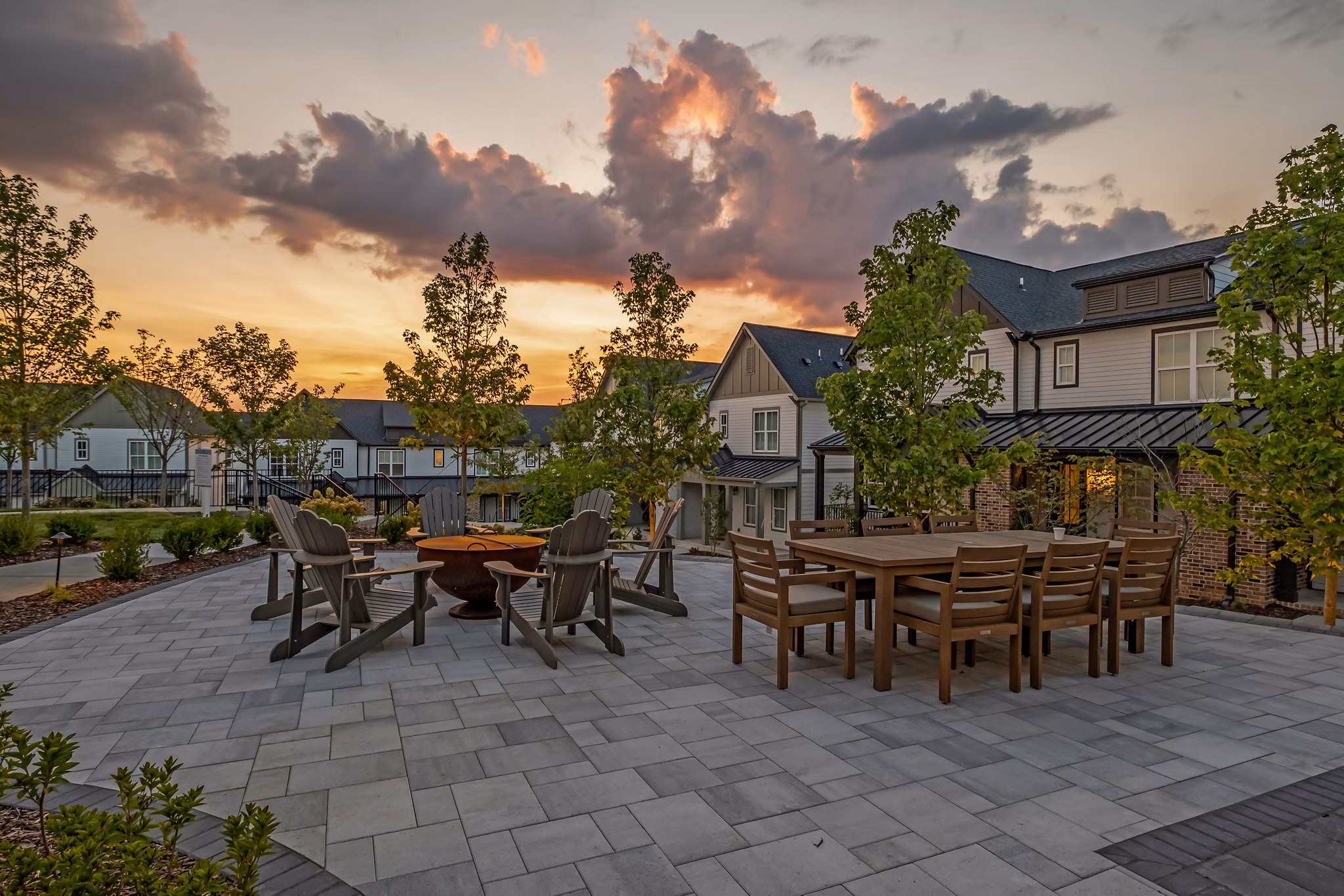 Recreational Area at The Aria Townhomes Apartments