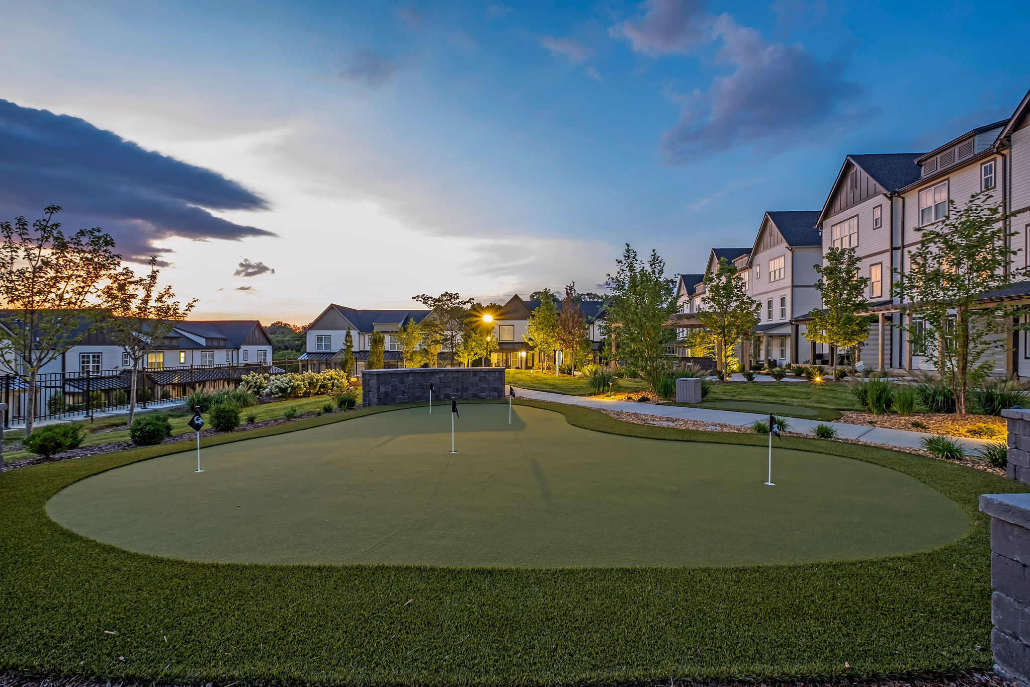 Recreational Area at The Aria Townhomes Apartments