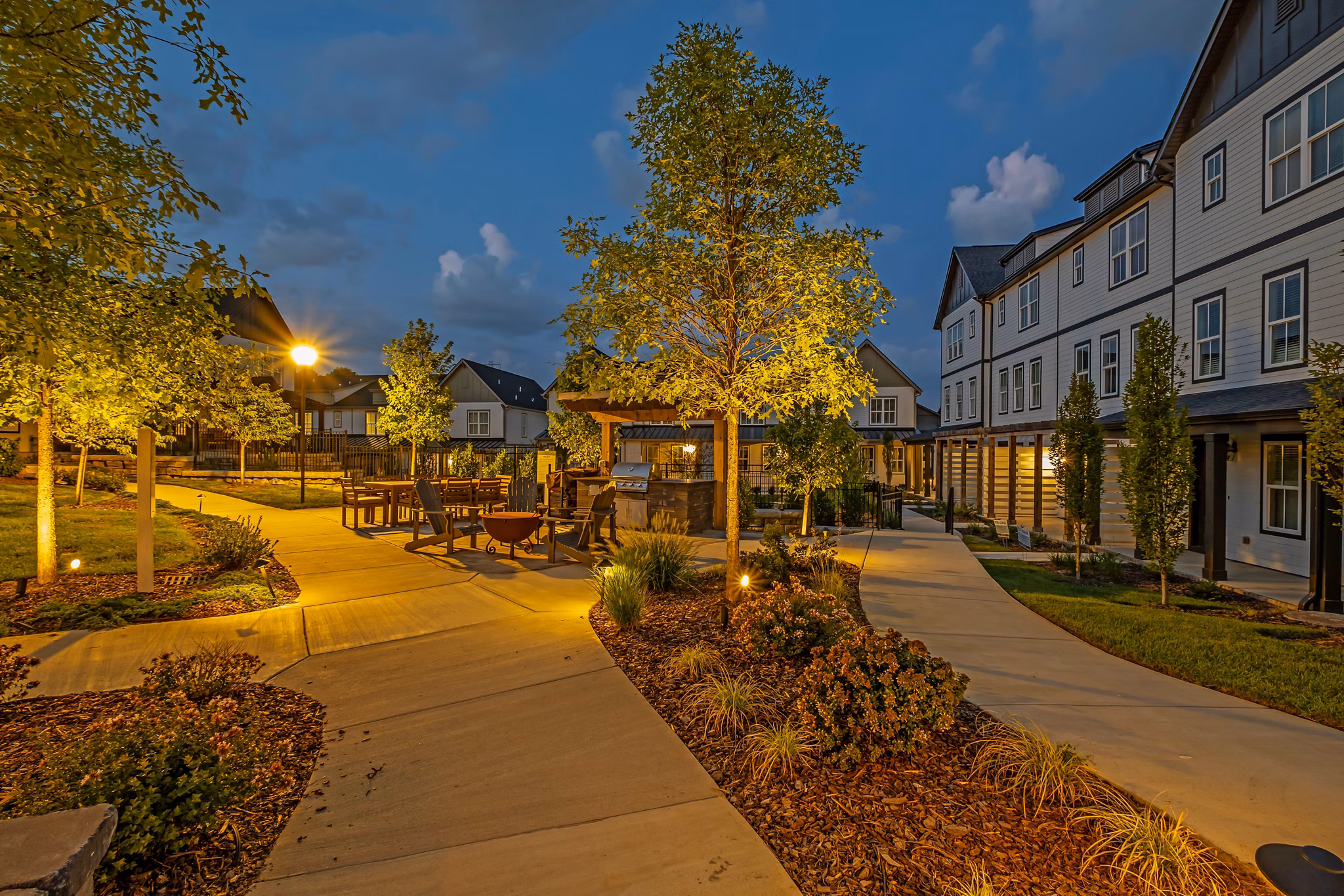 Recreational Area at The Aria Townhomes Apartments