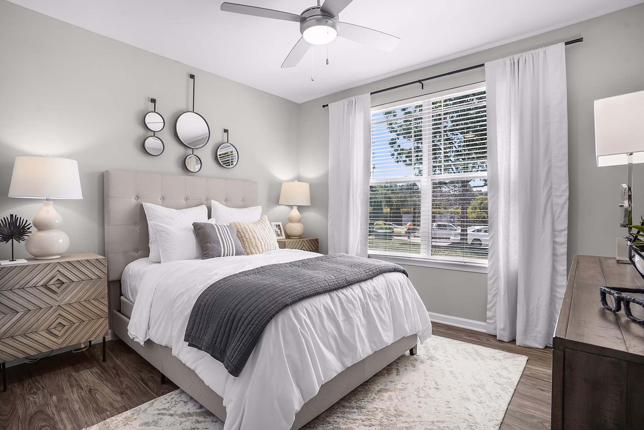 bedroom at Crest at Brier Creek Apartments 