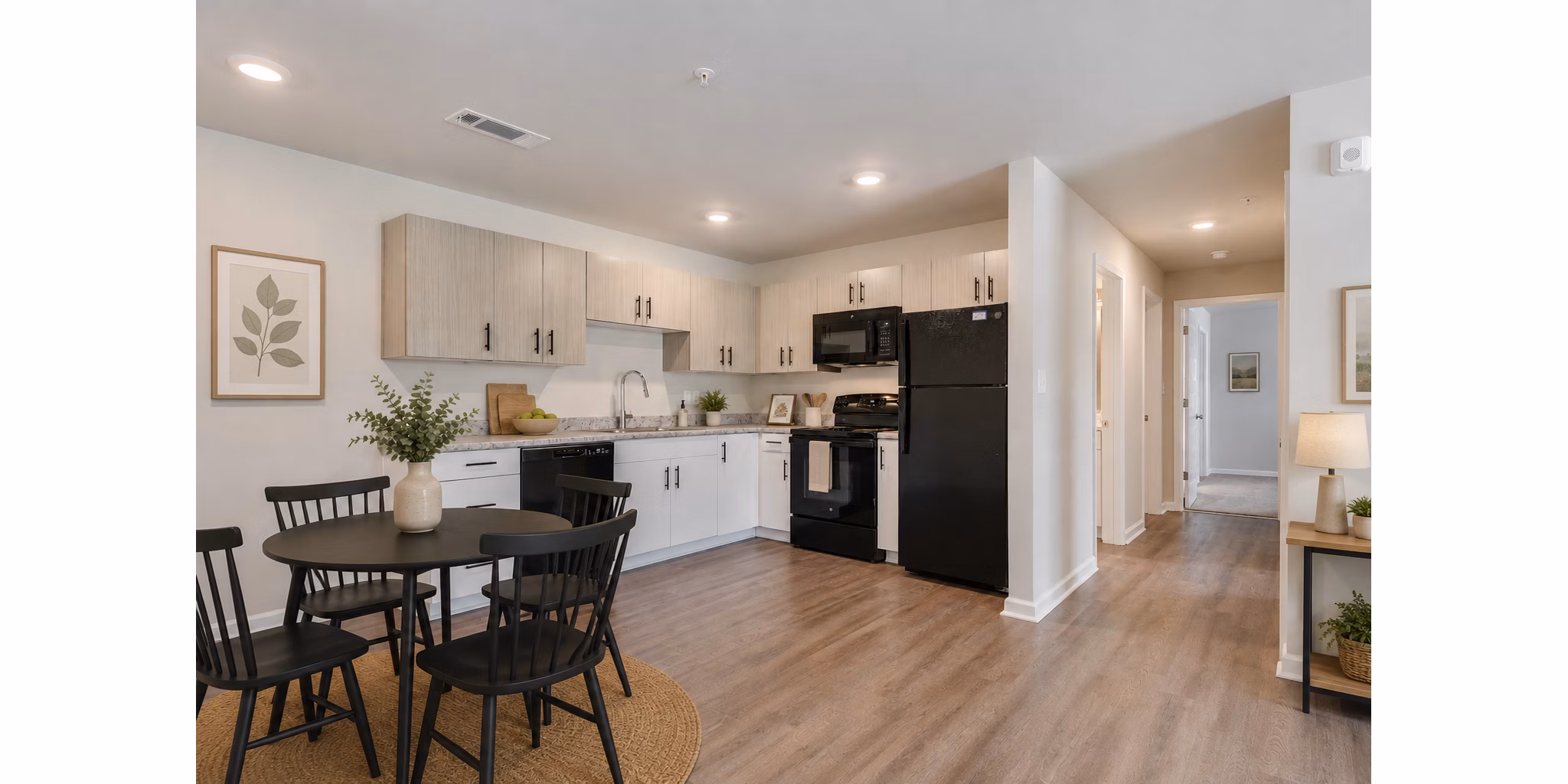 kitchen at MacArthur Park Apartments 
