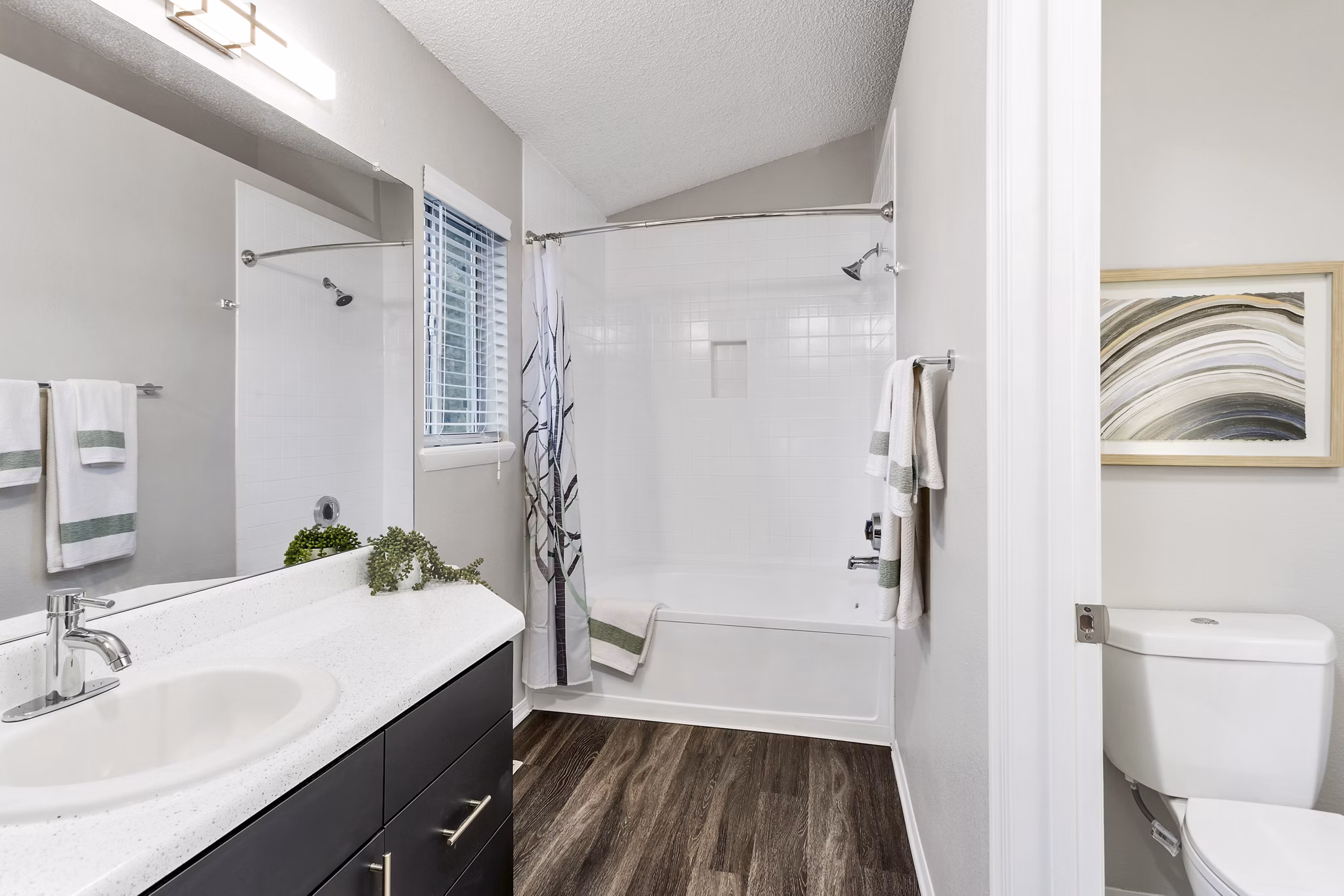 Bathroom at TAVA Waters Apartments