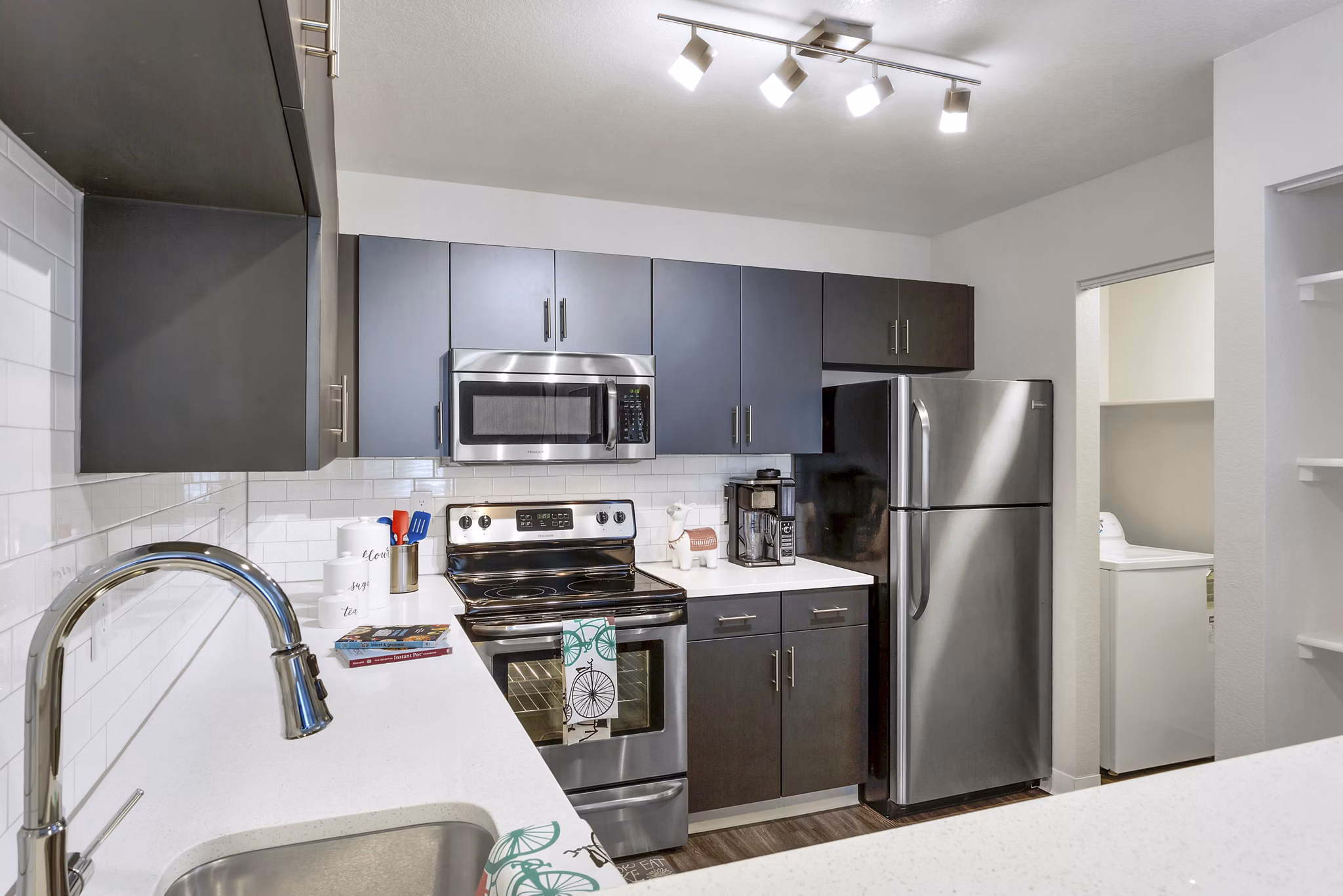 Kitchen at TAVA Waters Apartments