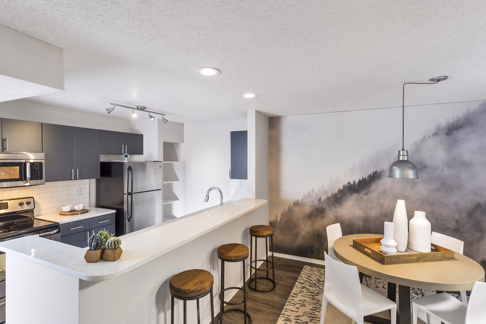 Kitchen at TAVA Waters Apartments