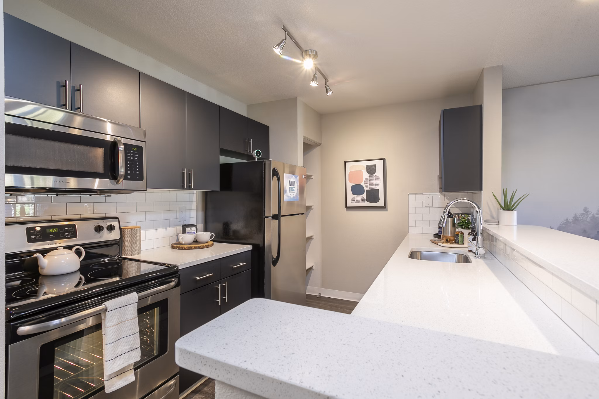 Kitchen at TAVA Waters Apartments