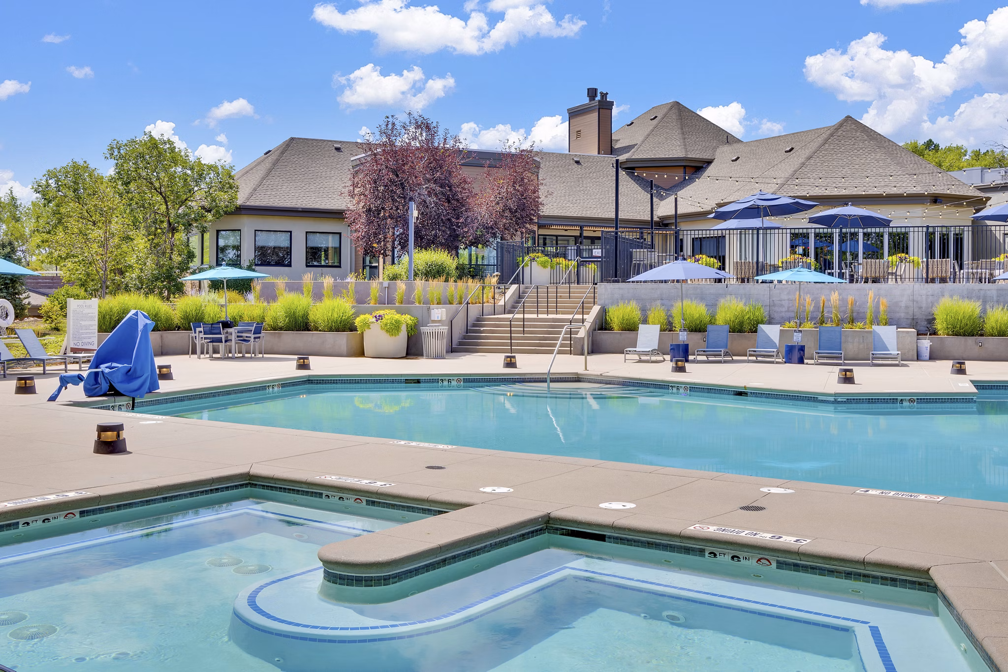 Pool at TAVA Waters Apartments