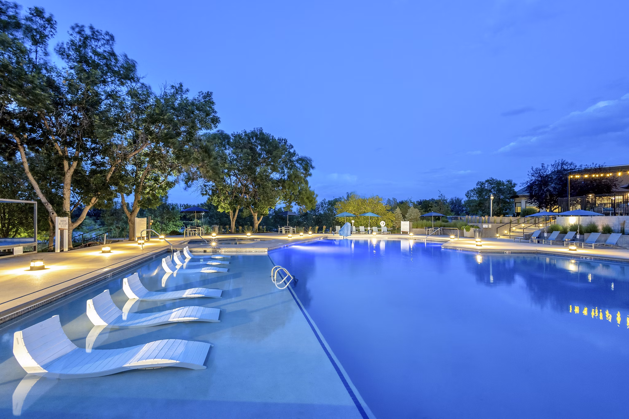 Pool at TAVA Waters Apartments