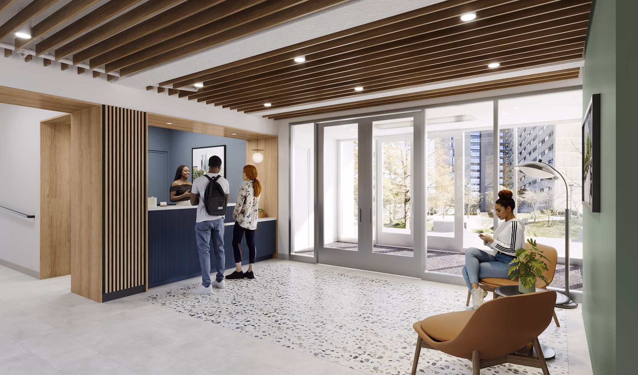 Rendering for Accolade on Sansom Apartments