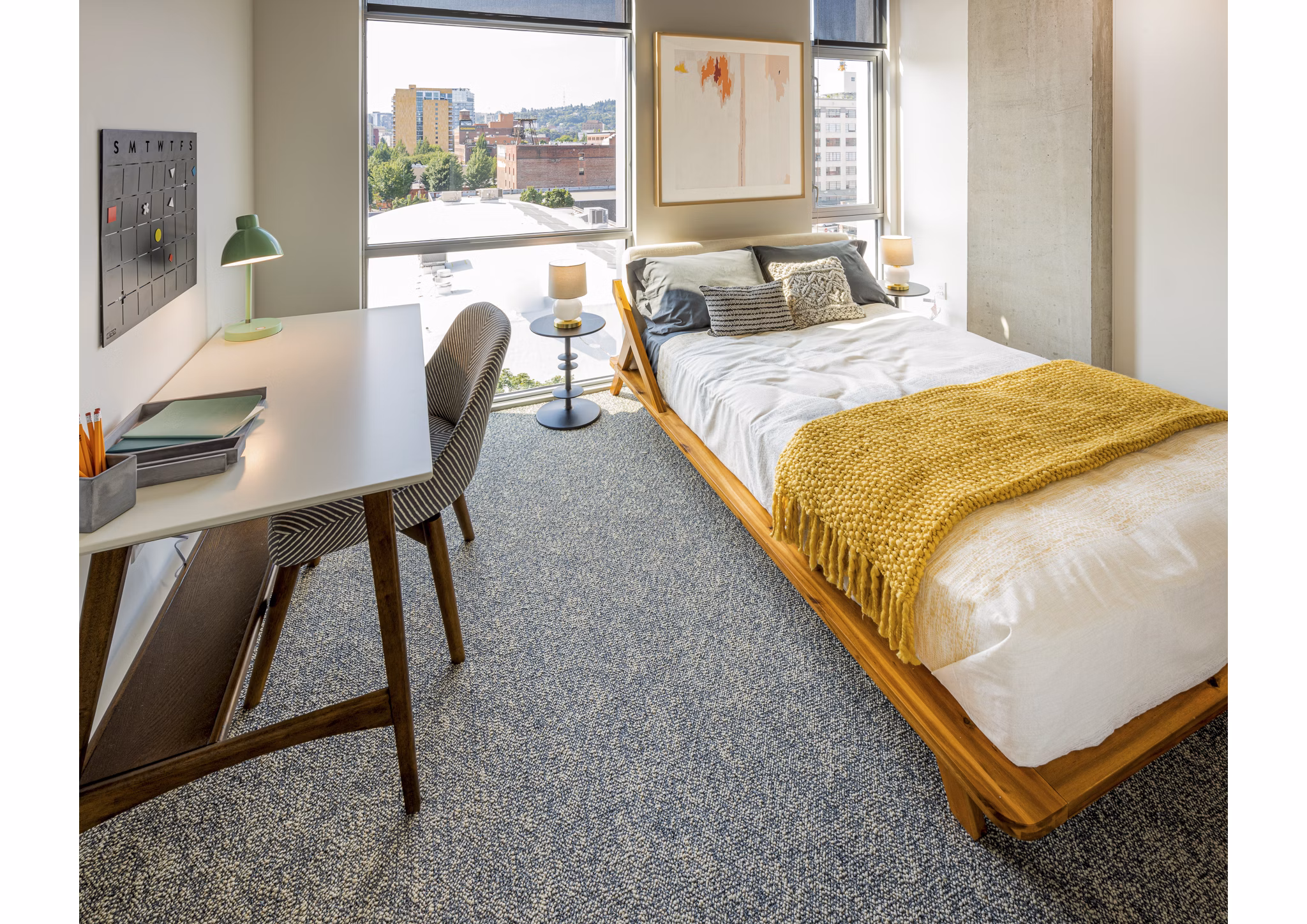 Bedroom at Heartline Apartments