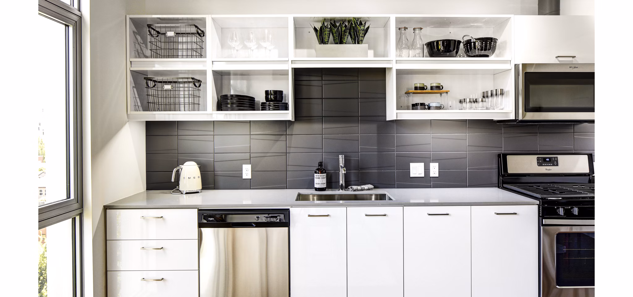 Kitchen at Heartline Apartments