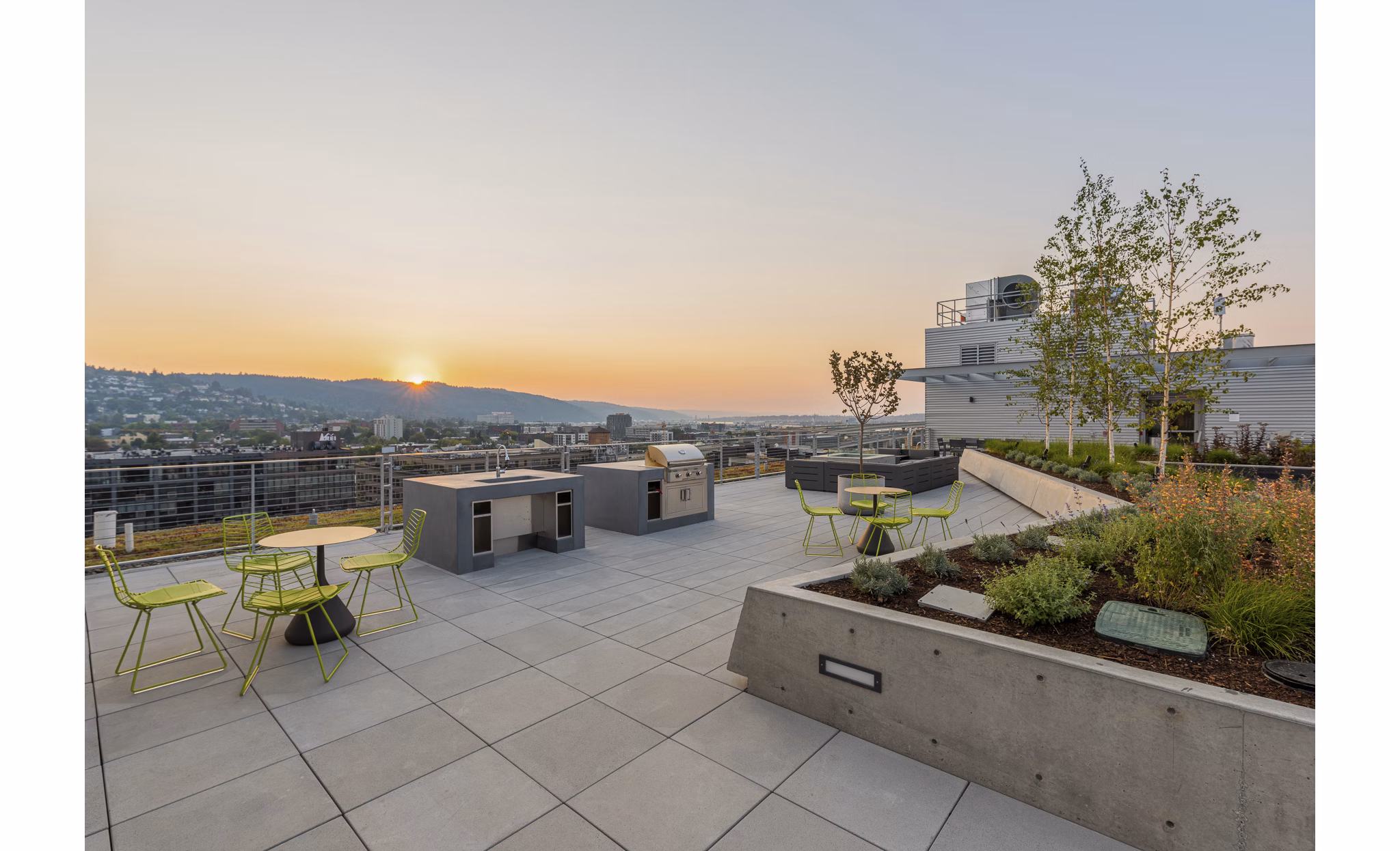 Patio at Heartline Apartments