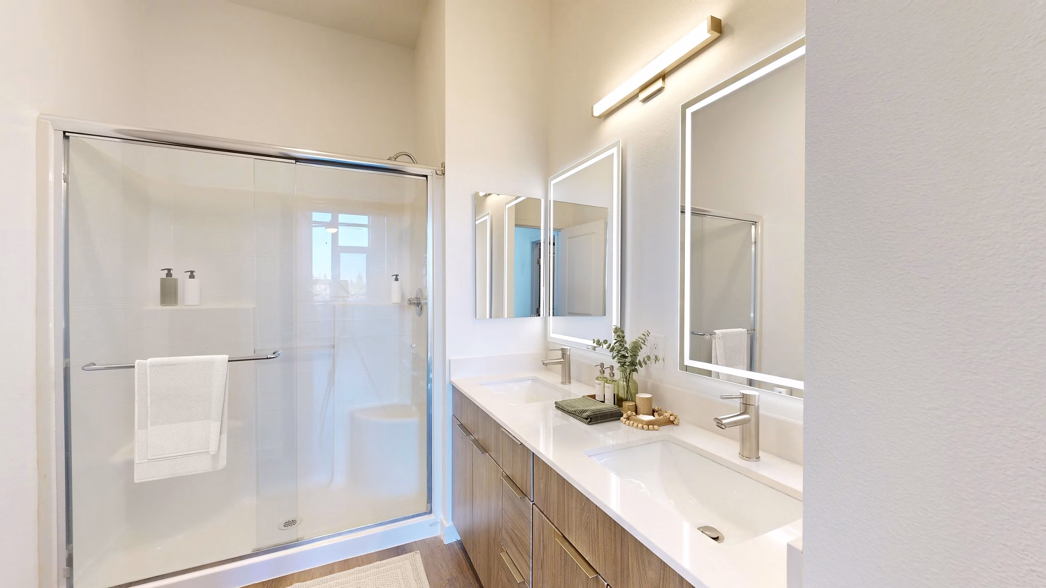 Bathroom at Island Square Apartments