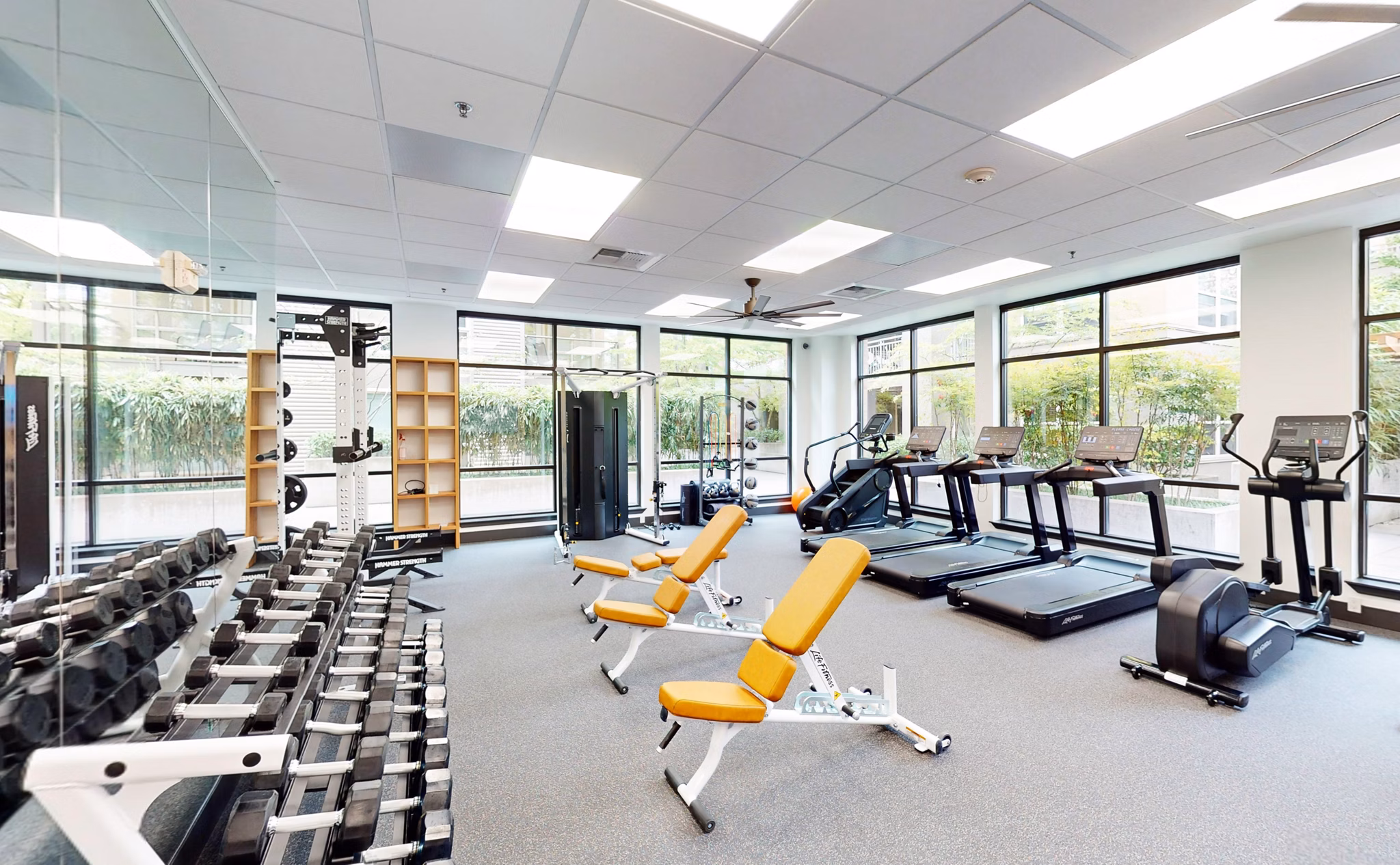 Fitness Center at Island Square Apartments