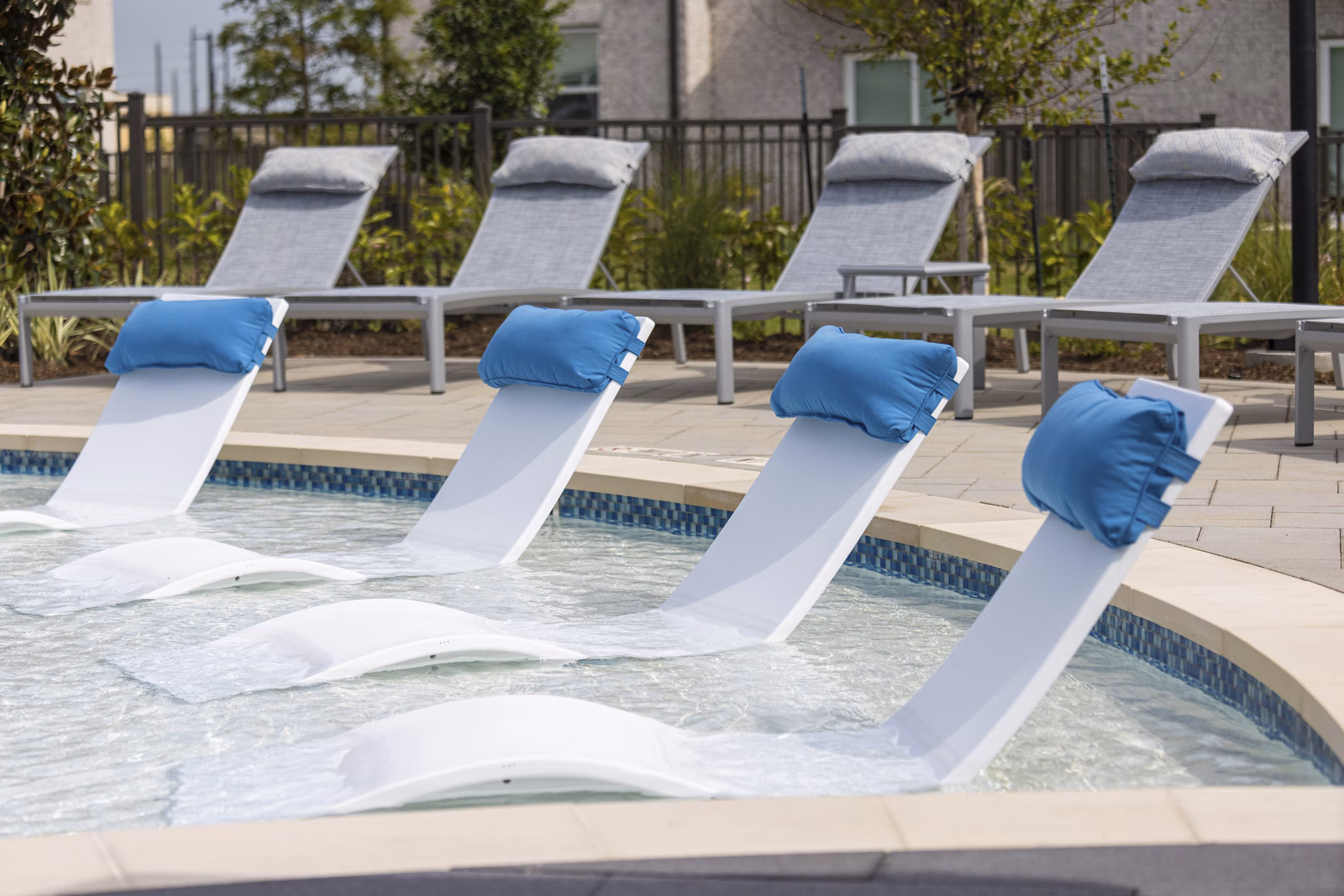 Pool at Residences at Silver Ridge Apartments