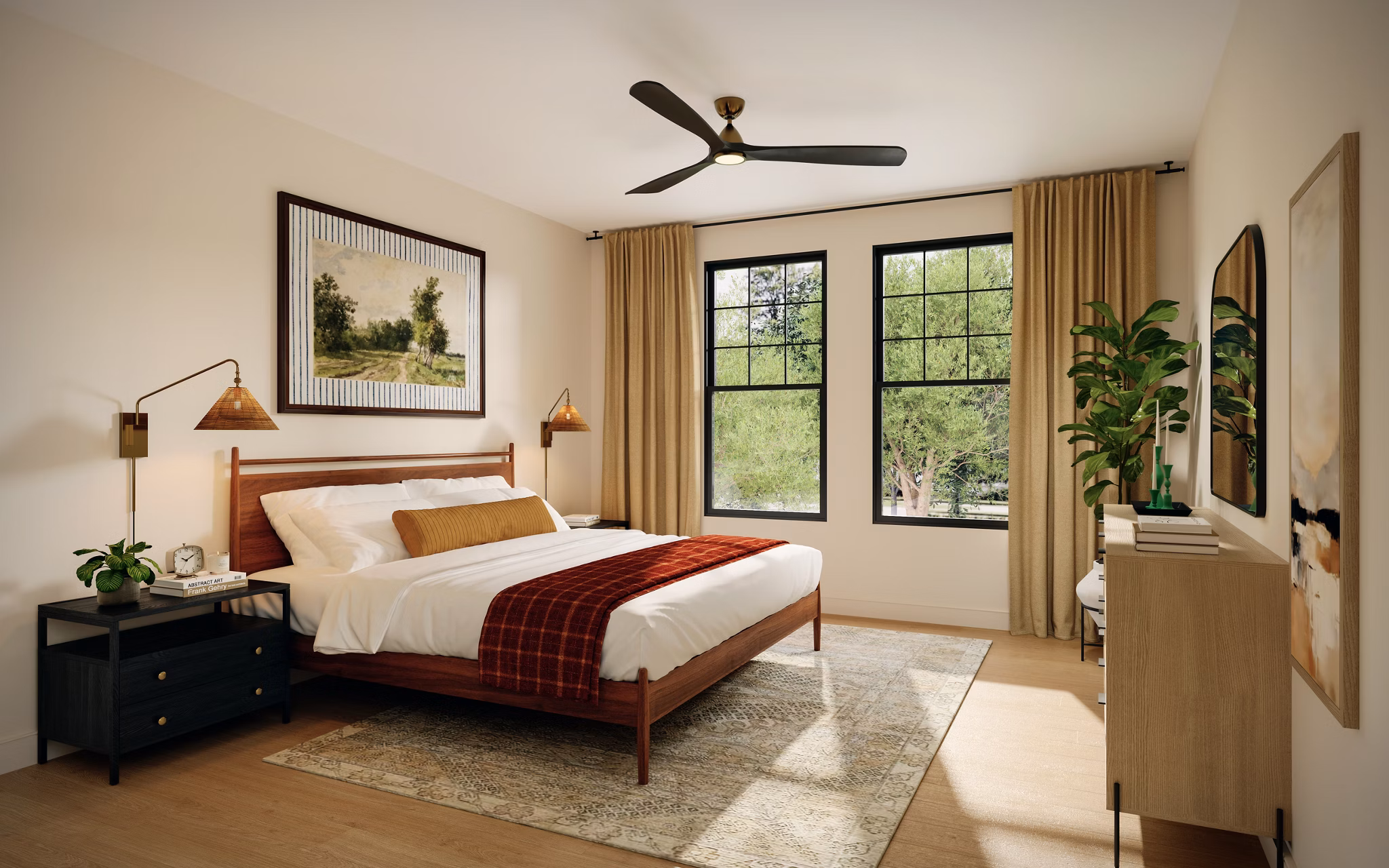 Bedroom at Montclair Scottsdale Apartments