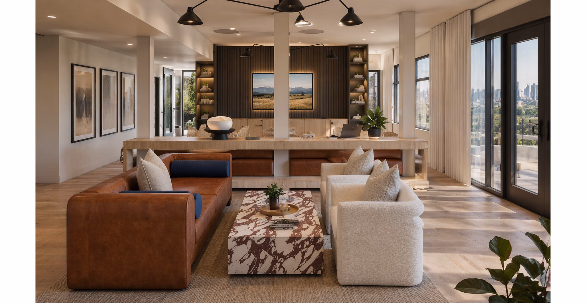 clubhouse at The Colwick Apartments 