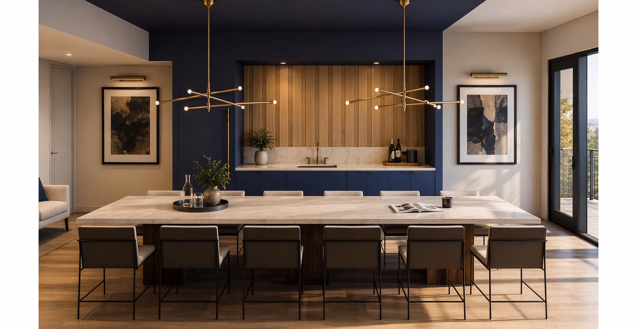 clubhouse at The Colwick Apartments 