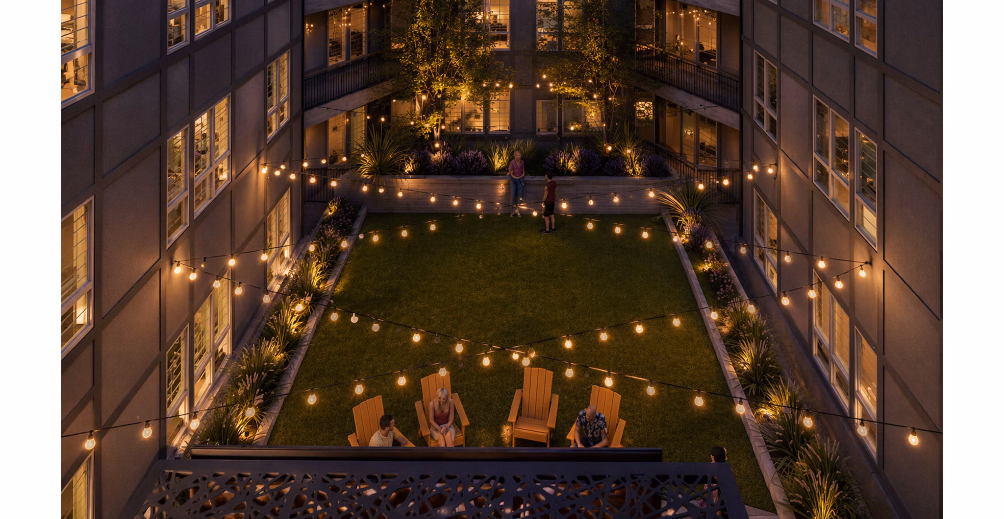 recreational area at The Colwick Apartments 