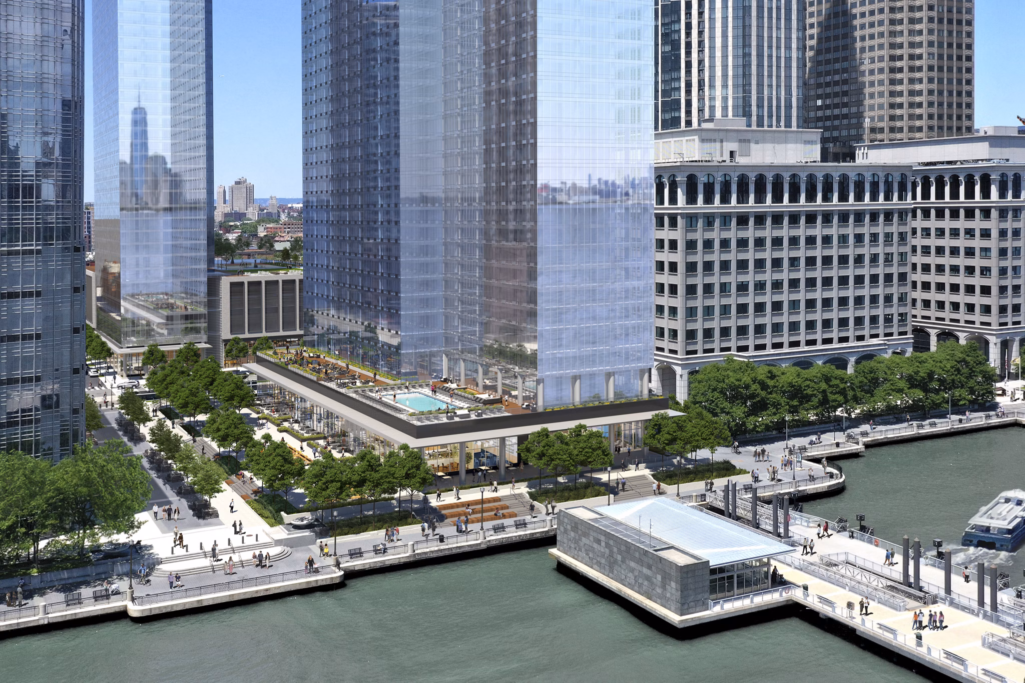 Rendering for 55 Hudson Apartments