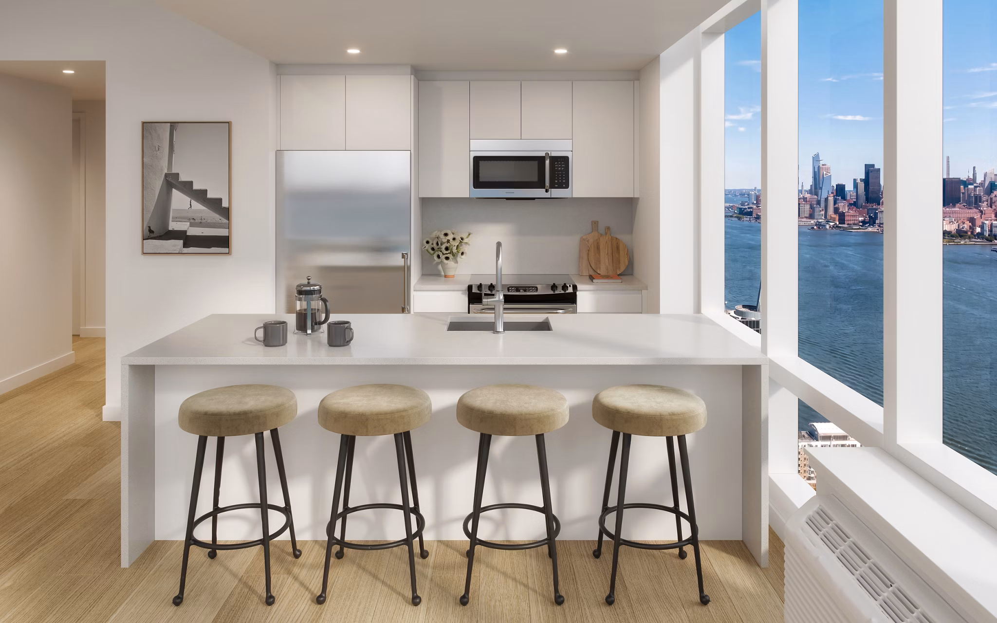 Rendering for 55 Hudson Apartments
